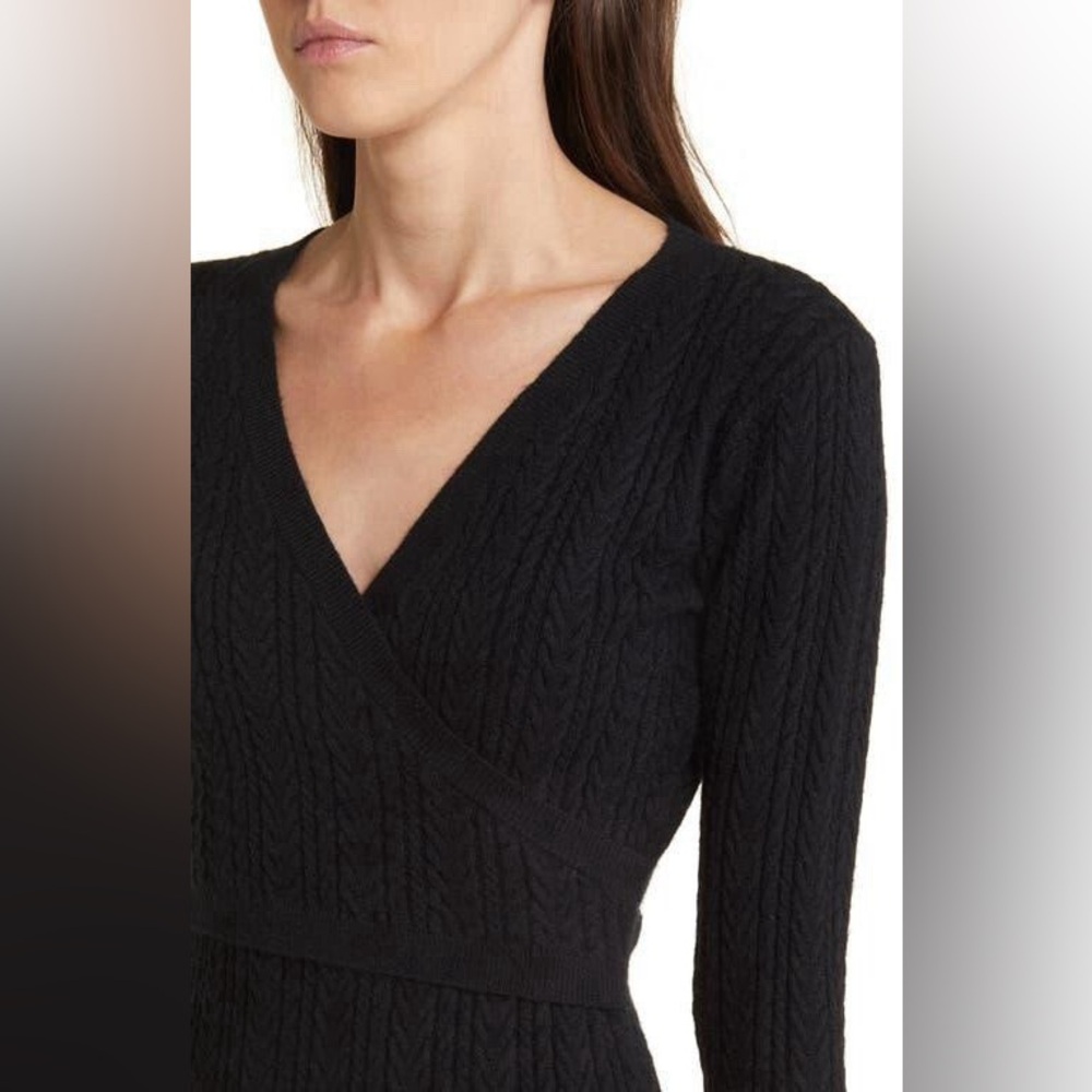 Charles Henry Black Long Sleeve Dress - Picture 5 of 7